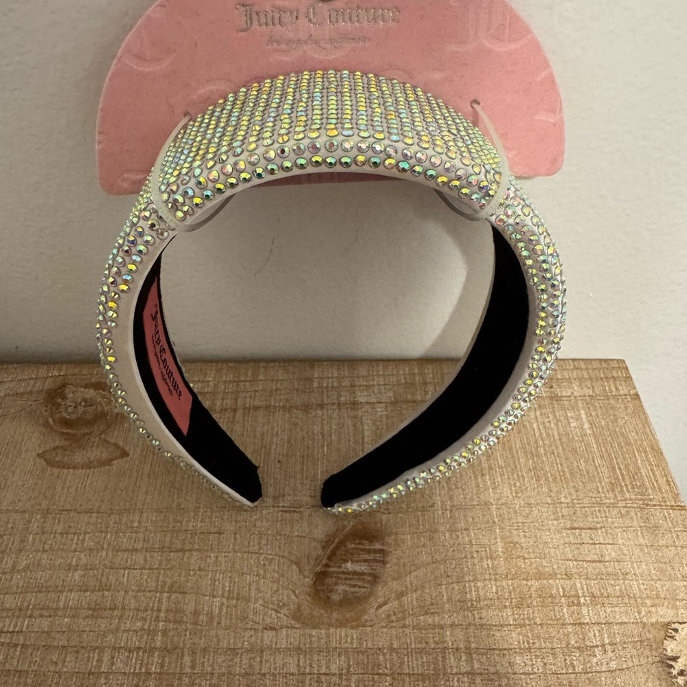 Juicy Couture Crystal Embellished Headband - Silver - Picture 2 of 4